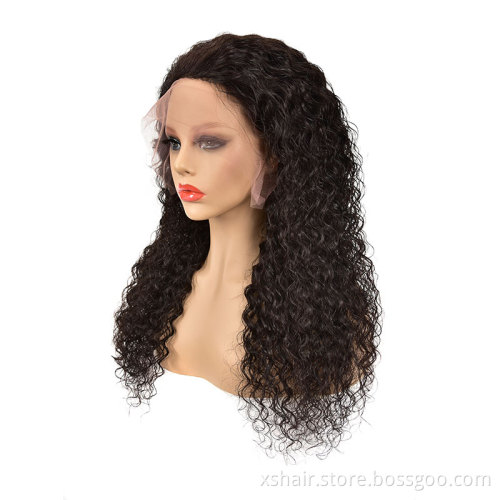 Custom human hair wigs Long wavy human hair wigs Kinky Curly Peruvian hair wig